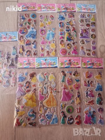 3D София Принцеси лист самозалепващи лепенки ръчна изработка декорация и др., снимка 4 - Други - 41377363
