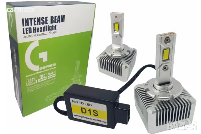 Лед крушки - Led система D1S за фабричен ксенон - 45W - Canbus 6000K