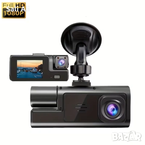 Видеорегистратор Камера за кола 1080p Предна Задна Нощно виждане, снимка 2 - Аксесоари и консумативи - 53832307