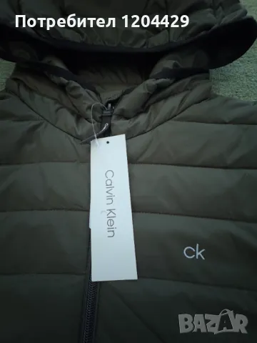 Мъжко яке на Калвин Клайн, ново, с етикет, М размер, снимка 2 - Якета - 48554511