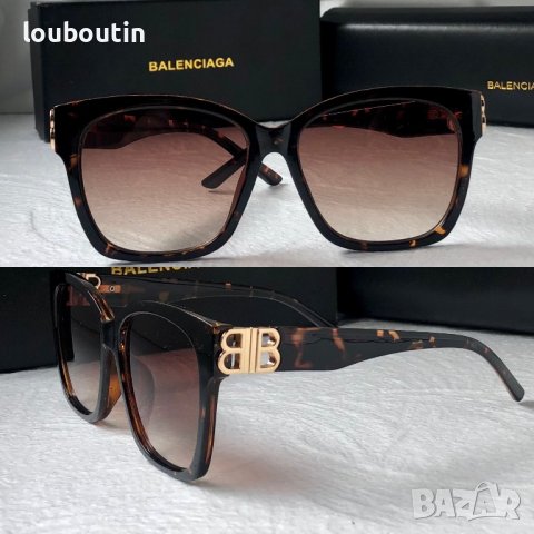 Balenciaga дамски слънчеви очила котка котешки очи 2 цвята, снимка 2 - Слънчеви и диоптрични очила - 41626509