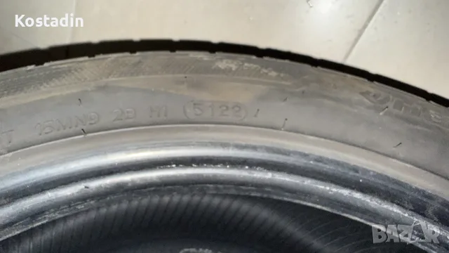 2 броя летни гуми Hankook 235/45/18 DOT 5122, снимка 4 - Гуми и джанти - 56238548