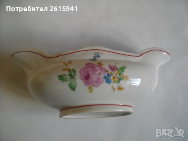 PORZELLAN-MADE IN BULGARIA-Ретро/Винтидж БГ Порцелан от СОЦА/Период НРБ-Китка-Нови Пазар, снимка 6 - Прибори за хранене, готвене и сервиране - 39215656