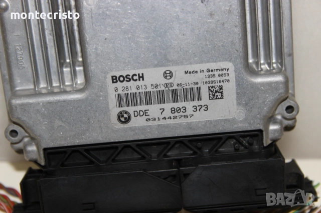 Моторен компютър BMW E90 Serie 3 (2004-2008г.) 0281013501 / 0 281 013 501 / 7803373 / 7 803 373, снимка 2 - Части - 51765180