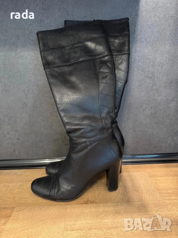 Италиански ботуши, естествена кожа, снимка 2 - Дамски ботуши - 51474022