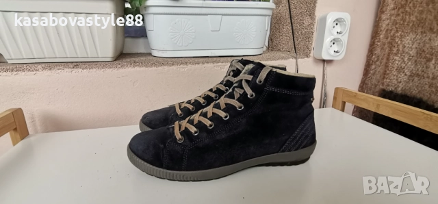 Боти Legero 39 н. Естествен велур 