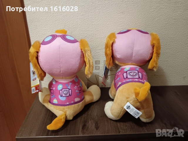 Плюшени играчки на Пес Патрул. Чейс,Маршал и Скай., снимка 11 - Плюшени играчки - 36680516