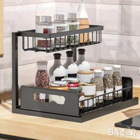 Органайзер за баня и кухня Cheffinger – идеално решение за ред и пространство, снимка 5 - Други стоки за дома - 53174094