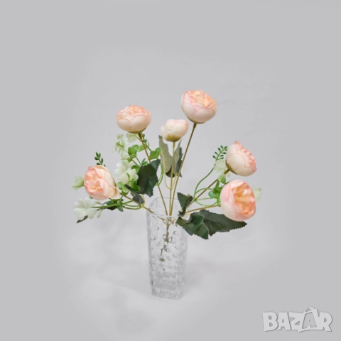 Изкуствени аранжировки с божури, снимка 7 - Други стоки за дома - 52137670