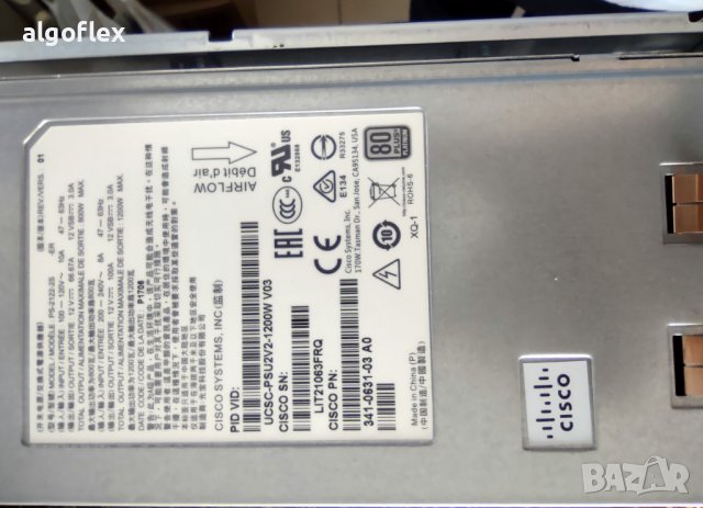 CTO: Сървър Cisco UCS C240 M4S2 16*SFF 1*E5-2620v3 6c 2.4-3.2GHz 16GB, снимка 6 - Работни компютри - 40231274