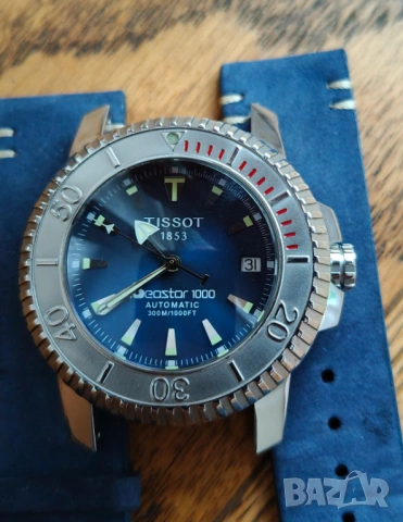 Перфектен Tissot Seastar 1000 automatic Swiss Eta 2824, снимка 2 - Мъжки - 53301888