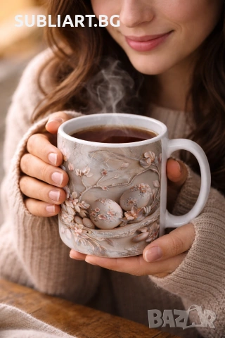 Чаша със снимка (Великден) , снимка 4 - Чаши - 53842610