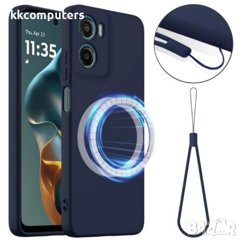 Шокоустойчив магнитен калъф за Motorola Moto G06 4G / Moto G06 Power 4G- Силикон + PC, Magsafe, 4 цв, снимка 4 - Калъфи, кейсове - 52720891