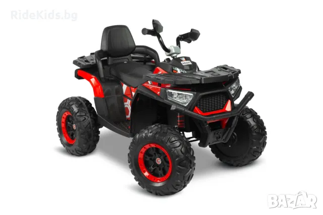 Детско ATV GIGANT Червено – 4x4, до 30 кг, с Музика, снимка 4 - Детски велосипеди, триколки и коли - 49972253