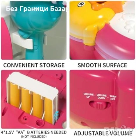 Нова сензорна Образователна магнитна игра с кълвач и червейчета за 2-4 г, снимка 4 - Образователни игри - 53841582