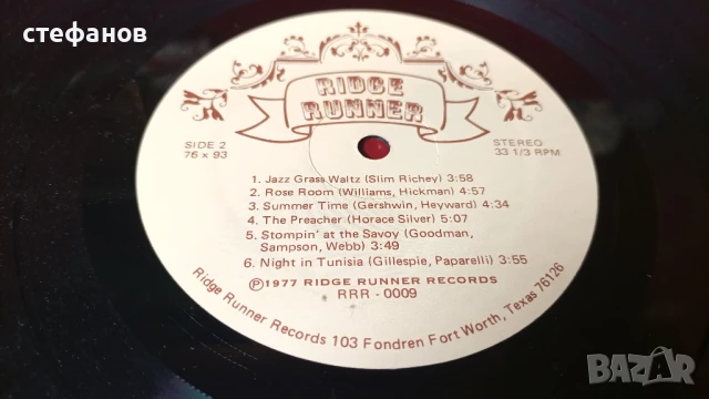 Дългосвиреща грамофонна плоча JAZZ GRASS ridge runner, TEXAS, снимка 7 - Грамофонни плочи - 51258338