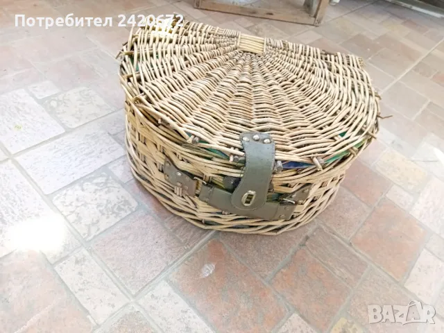 ратанов кош за  пикник, снимка 1