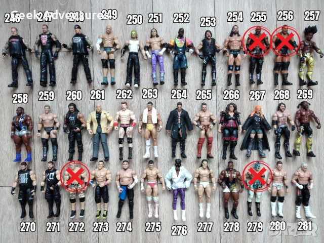 Екшън Фигурки WWE Кеч Pro-Wrestling Action Figures Dean Ambrose Hogan Cena, снимка 8 - Колекции - 46527048