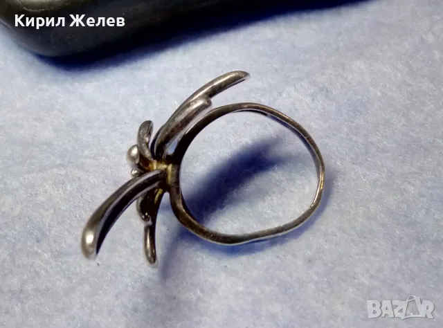 ШИКОЗЕН АРТ ДИЗАЙН СРЕБЪРЕН ПРЪСТЕН РОДИРАНО СРЕБРО 925 ХУДОЖЕСТВЕНА БИЖУТЕРСКА ИЗРАБОТКА 37096, снимка 3 - Пръстени - 50136114