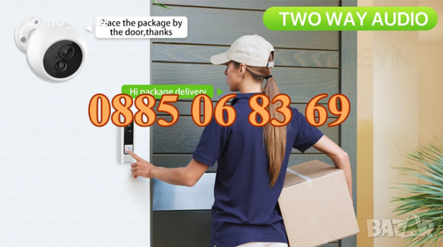 Соларна камера-компактна с 3MP UHD iCsee, снимка 3 - IP камери - 44583529