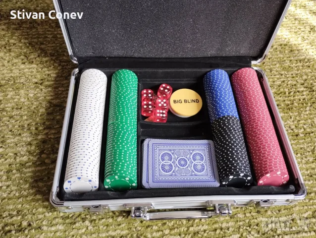 Ретро чипове за покер, снимка 4 - Карти за игра - 56103273