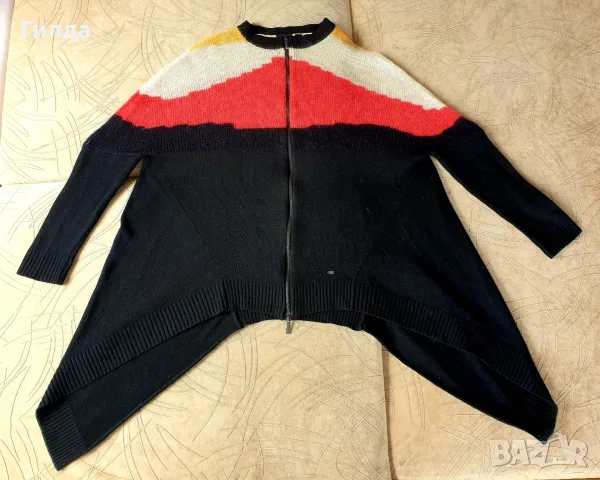 Just Cavalli асиметрична жилетка от мохер Gr. L, снимка 3 - Жилетки - 56158552