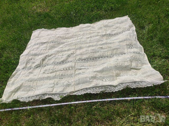 Продавам Чаршаф с дантела , снимка 3 - Декорация за дома - 41886572