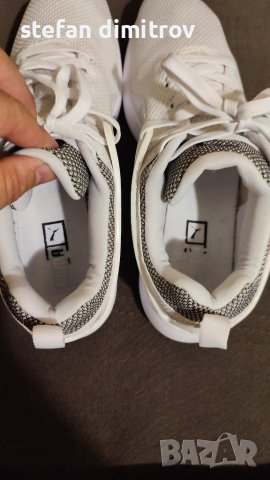 Puma Aril Blaze Trainers Lace Up Mens Shoes White Textile 359792 05 , снимка 12 - Маратонки - 41661960