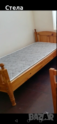 Единични дървени легла с нощни шкафчета, снимка 12 - Шкафове - 53178509