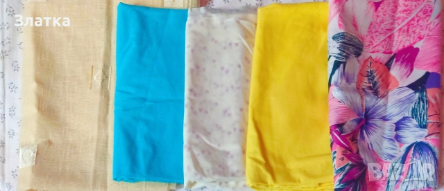 Парчета плат 2,3,4м... Парче плат травира лукс Парче плат жълто трико Плат тревира, снимка 9 - Платове и дамаски - 48941636