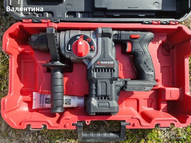 Акум.Перфоратор Parkside PKHAP 20 Li C4.Чисто нов!, снимка 2 - Бормашини - 53801501