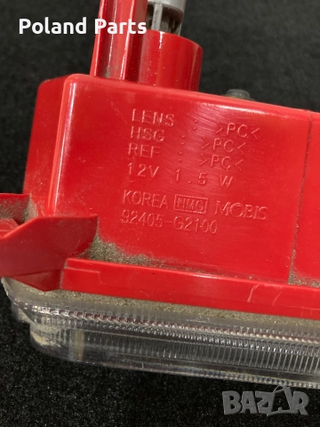 Стоп за мъгла в броня Хюндай Йоник Hyundai Ioniq 92405-G2100, снимка 5 - Части - 52700944