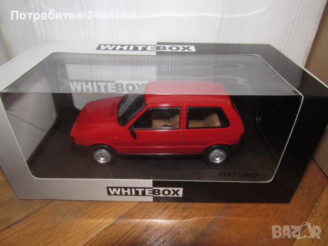 1/24 металнa колекционерскa количкa Whitebox Fiat Uno. Новa