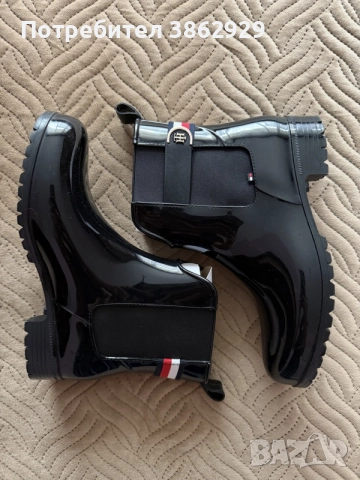 Tommy Hilfiger Hardware Rainboot, снимка 2 - Дамски боти - 56250670