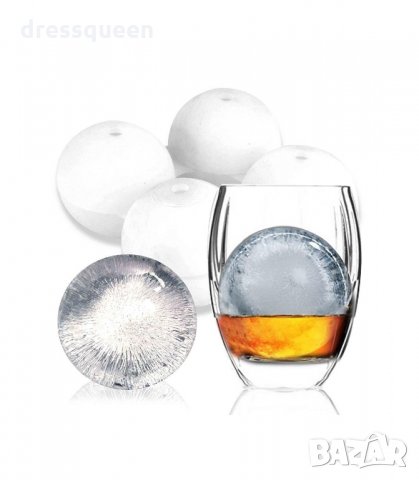 2955 Силиконова форма за 4 бр. големи лед топки, снимка 9 - Форми - 34264969