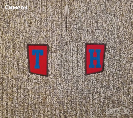 Tommy Hilfiger оригинален вълнен пуловер S вълна топло горнище, снимка 3 - Пуловери - 35928493