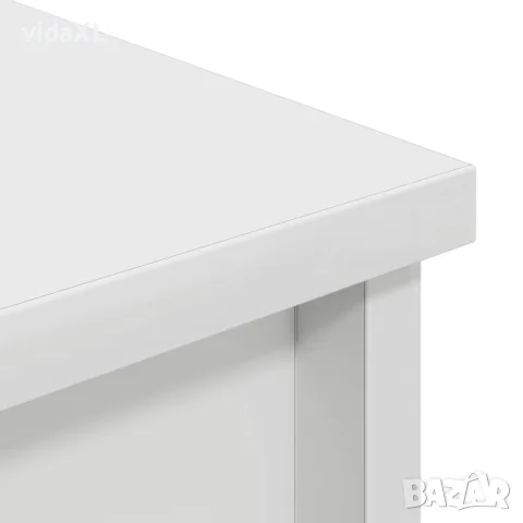 vidaXL Висок шкаф, бял, 50x35x180 cм инженерно дърво, снимка 9 - Бюфети - 56147044
