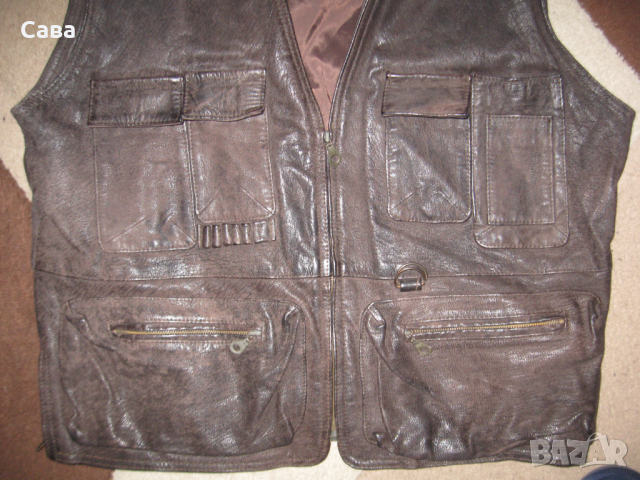 Кожени елеци  мъжки,Л и ХЛ, снимка 5 - Якета - 44518097