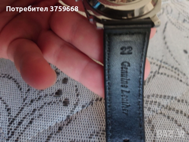 Автоматичен (самонавивен)часовник с минерално стъкло,водоустойчив., снимка 4 - Мъжки - 52881939