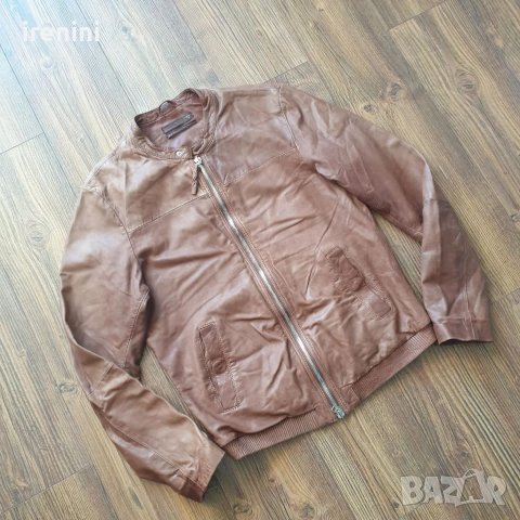 Страхотно мъжко кожено яке DNA  размер L / 50 , снимка 2 - Якета - 38709914