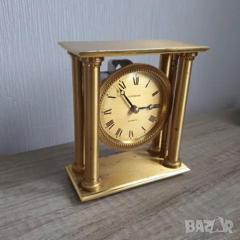 Бронзов настолен кварцов часовник DUGENA