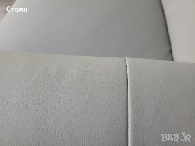 Италиански сив кожен комплект дивани тройка и двойка с ел. релакс, снимка 14 - Дивани и мека мебел - 53730432