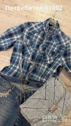 Zara дънкова чанта  Нова, снимка 3 - Чанти - 51007493