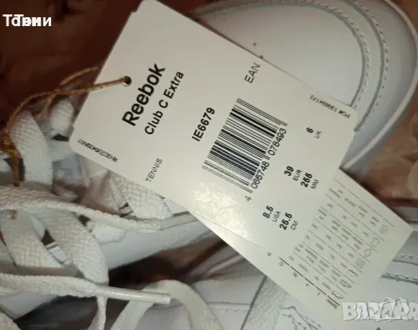 REEBOK Оригинал Високи Дамски Нови Маратонки от Естествена Кожа 39, снимка 11 - Маратонки - 48300525