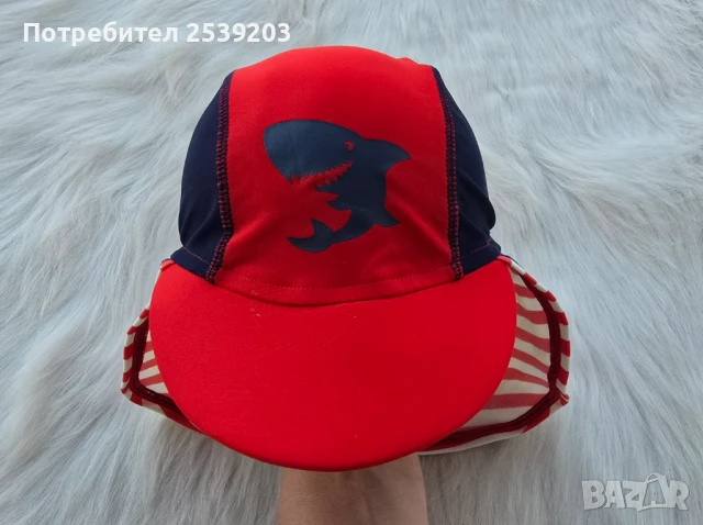 Плажна шапка 1-2 години, снимка 3 - Бебешки шапки - 50760733