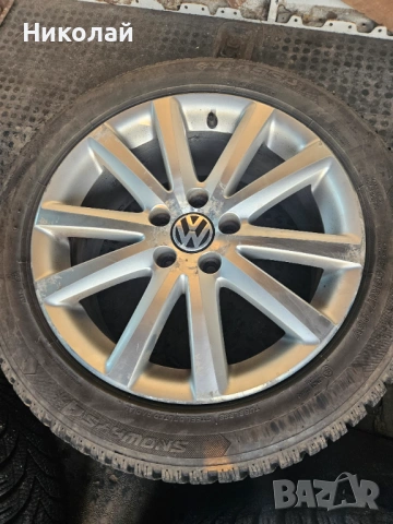 Гуми с джанти от пасат Б7, снимка 4 - Гуми и джанти - 53849494