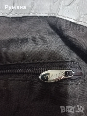 FURLA -дамска чанта,ест кожа,винтидж, снимка 4 - Чанти - 52123706