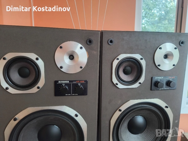 otto/fisher ste 1070 тонколони,speakers, снимка 6 - Тонколони - 51703398