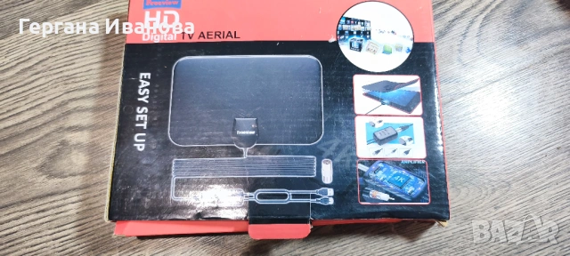 Нова Цифрова Антена за Телевизор Freeview HD – 4K / 1080p с Усилвател