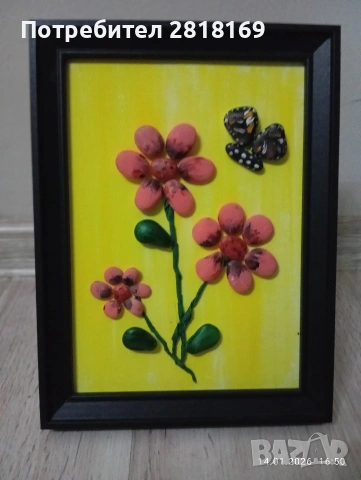 Стилен подарък - картина от морски камъни, снимка 2 - Ръчно изработени сувенири - 53098568